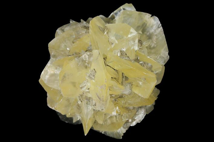 Twinned Selenite Crystals (Fluorescent) - Red River Floodway #130288
